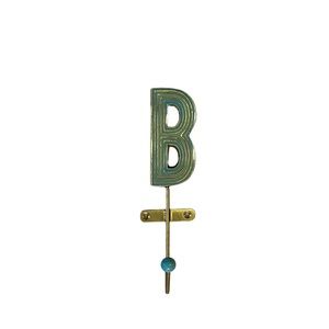 Ruth Monogram letter B hook from Anthropologie